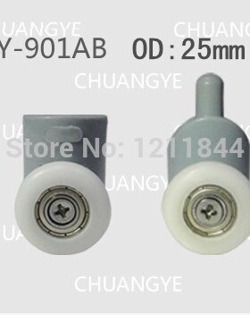 rollers for shower   OD 25mm doors wheel pulley  up roller