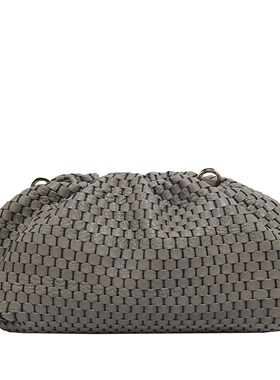 New Trend Handbag 2020 Clutch Bag Women Genuine Leather Kni