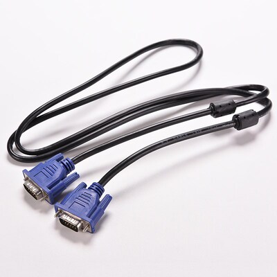 1PC Blue 1.5M 5FT 15 PIN VGA HDB15 SUPER VGA SVGA M/M Male