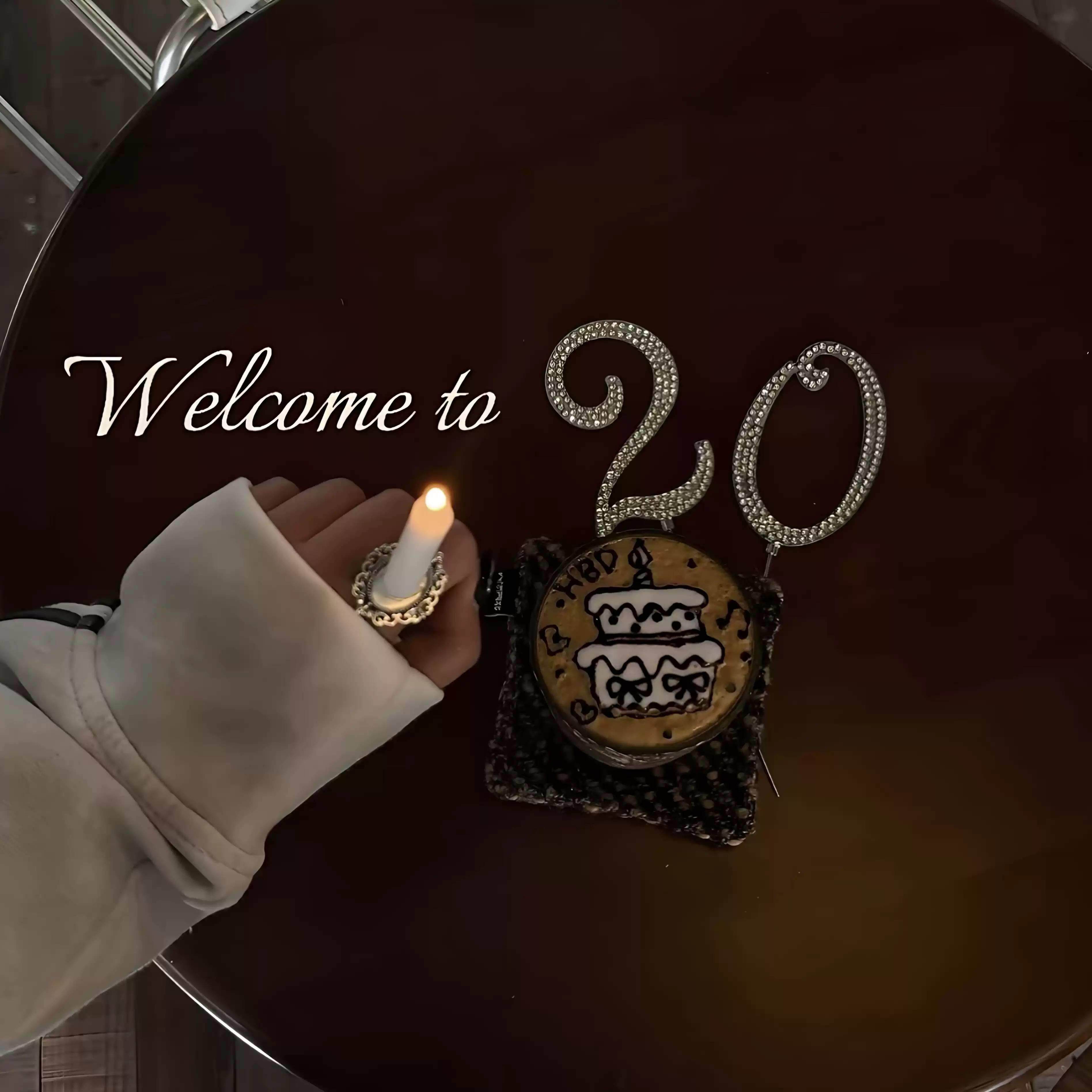 创意钻石数字蜡烛2026新款生日蛋糕装饰甜品台摆件蜡烛戒指送朋友