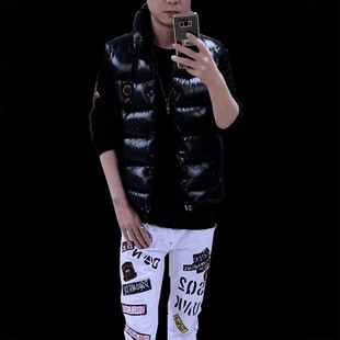 魔鬼兄弟 品牌 羽绒服男马甲 短款 白鹅绒 20DM/MDY202