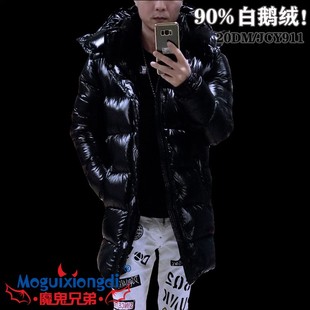 帝虎 魔鬼兄弟 品牌 羽绒服男 中长款 羽皇 高端 白鹅绒 JCY911