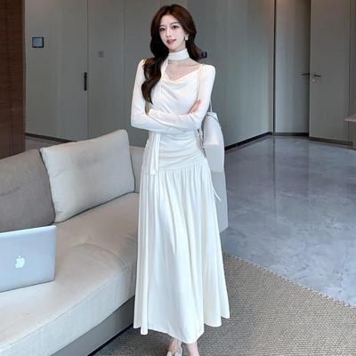 2025新款法式长袖连衣裙
