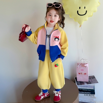 女童早秋穿搭套装小女孩时髦中小童简约小女生百搭款流行超仙秋款