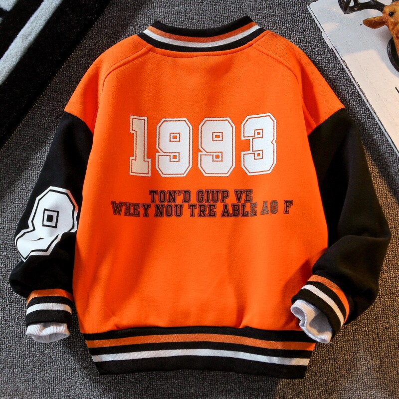 儿童装男童春装棒球服外套2023年新款中大童春秋款帅气炸街上衣潮
