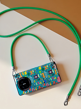 适用vivoxfold5手机壳可爱华为matex7斜挎挂绳x6典藏版全包x5中轴OPPOFindN5高级三星zfold7荣耀MagicV5防摔