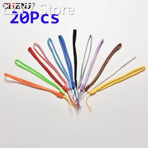 20Pcs /lot Nylon wrist hand cell phone mobile chain straps C