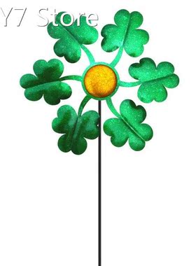 Outdoor Household Metal Simulation Leaf Wind Spinner Iron Wi