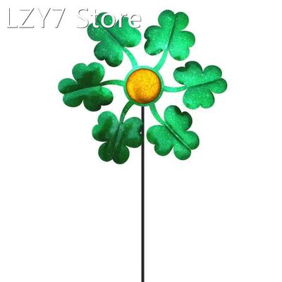 Outdoor Household Metal Simulation Leaf Wind Spinner Iron Wi
