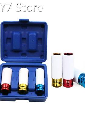 3 Pcs 17/19/21mm Pneumatic Tyre Protection Sleeve Colorful S