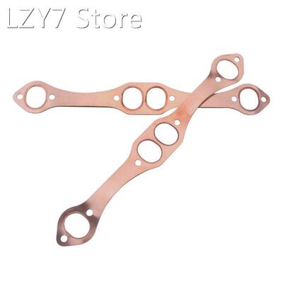 Portable Durable SBC Oval Port Copper Header Exhaust Gaskets