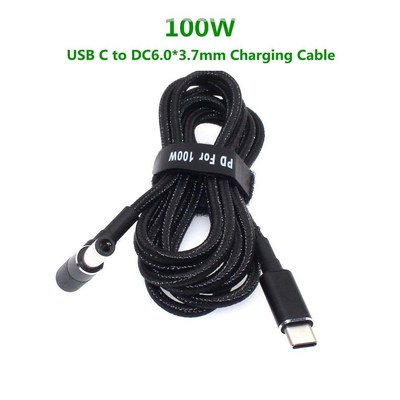 100W USB Type C to 6.0x3.7mm Male Plug Converter Dual E Mar