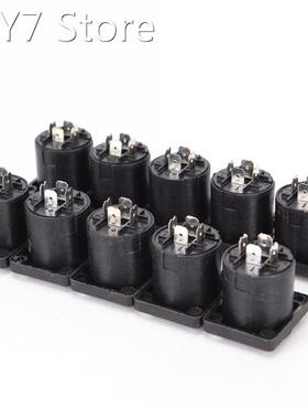 10pcs/lot 4 Pin Speakon Female Jack Socket Connector Audio L