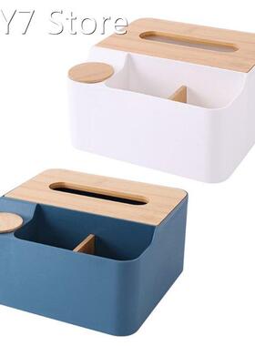 New Multifunction Desktop Remote Control Holder Tissue Box C