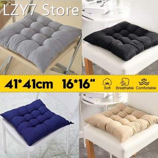 1Pcs Cushion Chair Fabric Plain Cushion Sofa Pillow Dining C