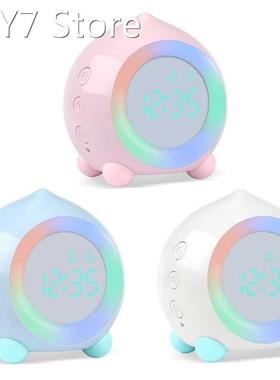 Children Digital Alarm Clock Sunrise Simulator with LED Nigh