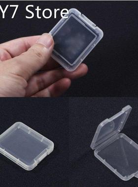 10 x Carry Storage Box for SD Card Plastic Transparent Stand