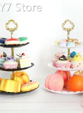3 Layer Plastic Cupcake Stand Tiered Party Serving Stand Des