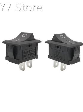 10/5Pcs Ship Type Switch KCD-101 15*21mm 2Pin Switch 6A 250V