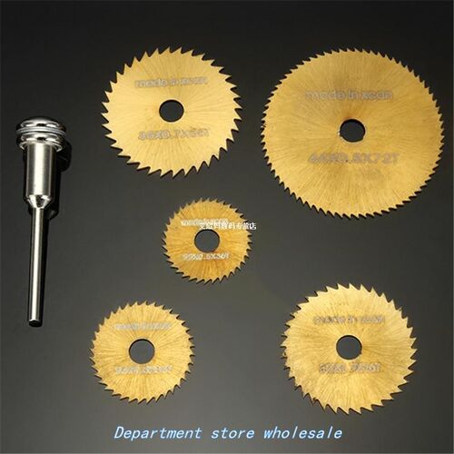 DANIU New SW-B2  6pcs / set HSS Circular Saw Blades Set Tita