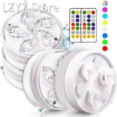 LED Underwater Swimming Pool Lights Remote Control Diving Li
