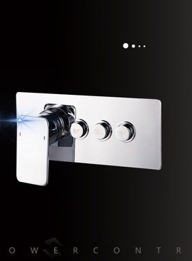 Chrome Finished  Bathroom Shower  Faucets Rainfall 3 Ways Bl