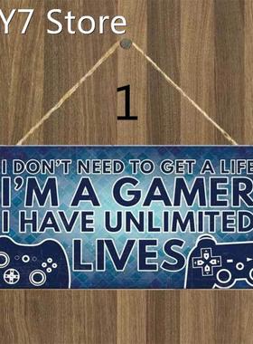 Keep Out Gamer at Play Enter at Own Risk Funny Novelty Bedro