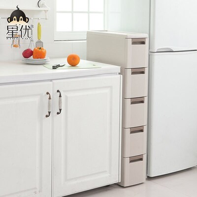 Narrow cabinets, bedroom, living room, mobile lockers, 3 tie