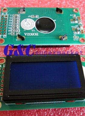 1PCS 0802 8X2 Character LCD Module Blue Backlight NEW Electr