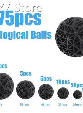175Pcs Set Aquarium Filter Media Bio Balls Portable Wet Dry