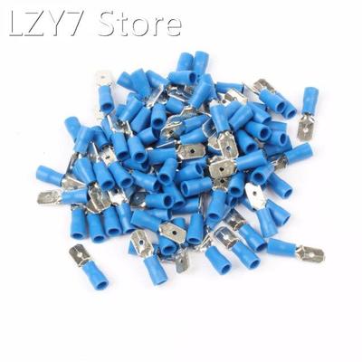 10PCS/Set MDD2-250 MDD2.5-250 male Insulated Spade Quick Con