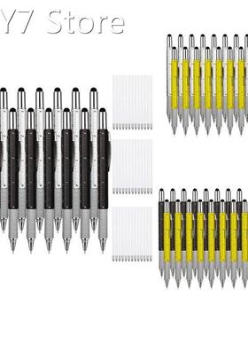 16 Pieces 6 In 1 Multitool Ballpoint Pens Gift Tool Pen Pers