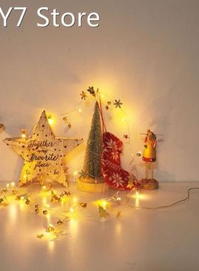 2M 20 LEDs Christmas Tree Snowflake Bell Decorative String L