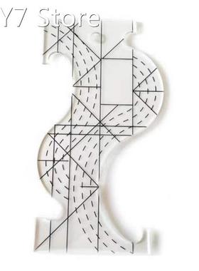 Acrylic Patchwork Multi-Purpose Quilting Template Ruler Pla