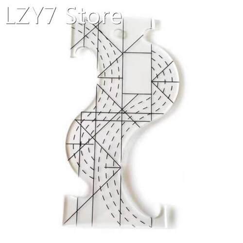 Acrylic Patchwork Multi-Purpose Quilting Template Ruler Pla