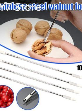 Fruit fork Walnut needles Stainless Steel Walnut Fork Multi