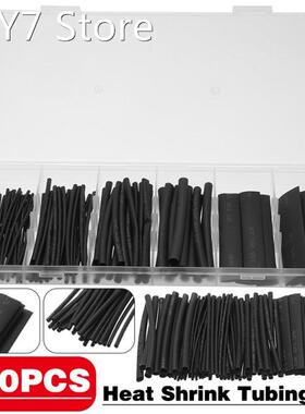 100pcs Heat Shrink Tubing Kit Tubes Wire Wrap Electrical Cab