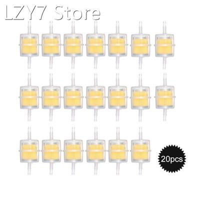 20pcs Universal Petrol Inline Fuel Filter Large Car Part Fit