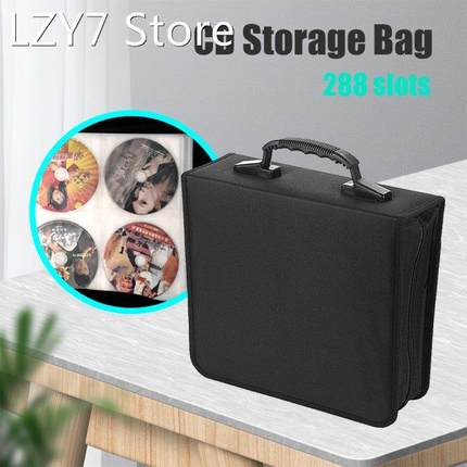 Waterproof Large Capacity Portable Zipper Oxford Cloth CD DV