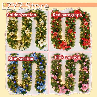 2022 Hot Sale Christmas Decorations Garland Rattan Decorate