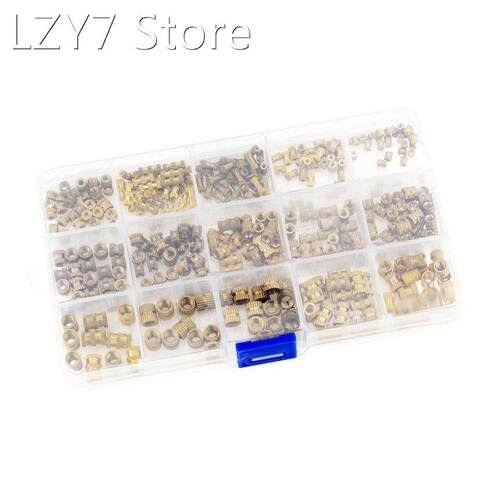 1 Box M2 M2.5 M3 M4 M5 Brass Insert Nut Injection Molding