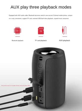 Wireless Bluetooth Speaker Tf Card Waterproof Outdoor Small