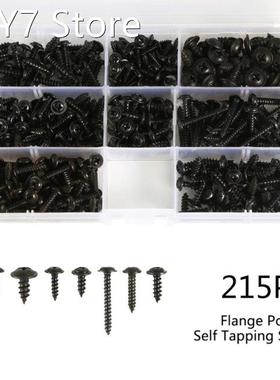 Stainless Steel Pan Head Self Tapping Screws M3/M4/M4.8 Blac