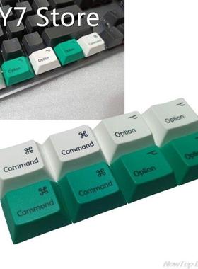 4Pcs Common Option PBT Dye Subbed Mac Keycaps R1 For Mechani
