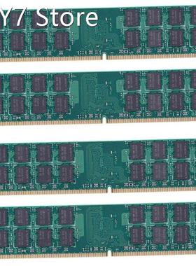 4X DDR2 4GB Memory RAM 1.5V 800MHZ PC2-6400 240 Pin Desktop