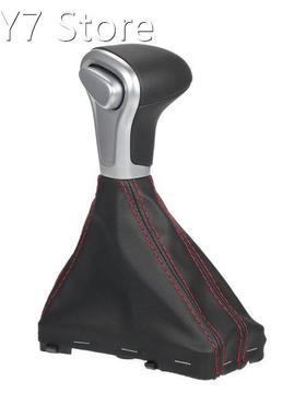 Gear Shifter Knob Gaitor Boot with PU Leather Cover Replacem