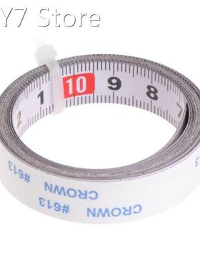 Adhesive Metric Scale Tape Measure 1m Paste Mechanical Steel