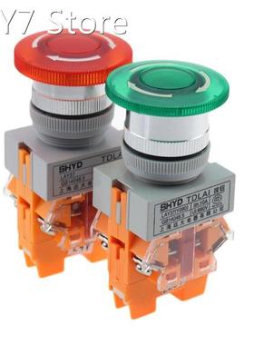 Contact 22mm Emergency stop Maintained illuminated Push LAY3