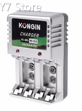 EU Plug New AC Wall AA AAA 9V Ni-Mh Ni-Cd Rechargeable Batte