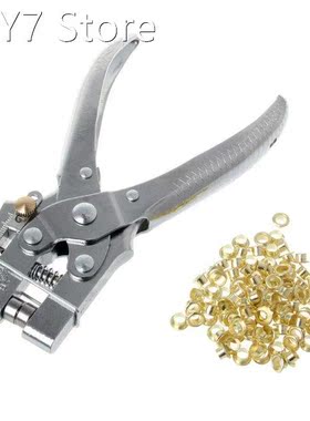 Practical Belt Rivet Hole Punch Plier With 100pcs Eyelet Hol